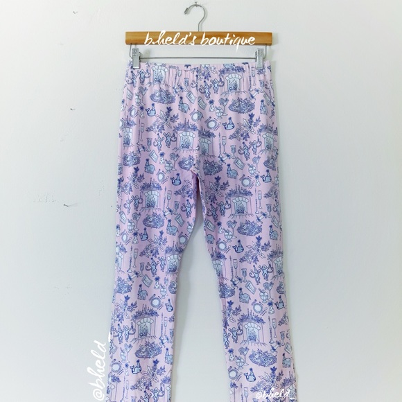 Roller Rabbit Party Toile Pajamas in Pink Size Small (S) Brand New NWT - Picture 11 of 14